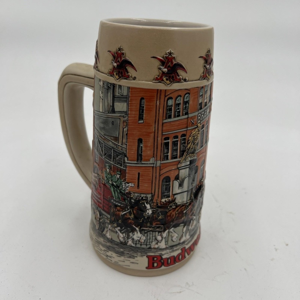 Budweiser National Historical Landmark Series St Louis Brew House Beer Stein New